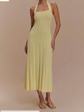 Meshki | Dresses | Meshki Rasta Cowl Neck Diamante Strap Midi Dress White |  Poshmark